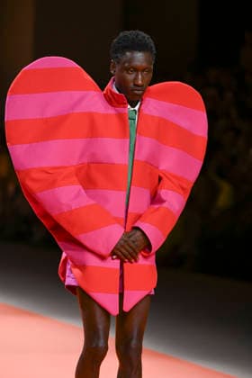Agatha Ruiz de la Prada - Mercedes-Benz Fashion Week Madrid - 20 Mar 2026 A model walks the runway wearing a design by Agatha Ruiz de la Prada during the Mercedes-Benz Fashion Week de Madrid in IFEMA. Madrid Spain Copyright: xAtilanoxGarciax xSOPAxImagesx photos09605