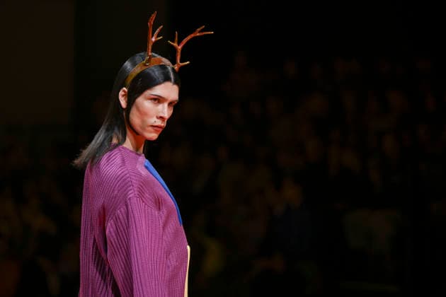 Agatha Ruiz de la Prada - Mercedes-Benz Fashion Week Madrid - 20 Mar 2026 A model walks the runway wearing a design by Agatha Ruiz de la Prada during the Mercedes-Benz Fashion Week de Madrid in IFEMA. Madrid Spain Copyright: xAtilanoxGarciax xSOPAxImagesx photos09582