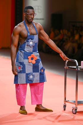 Agatha Ruiz de la Prada - Mercedes-Benz Fashion Week Madrid - 20 Mar 2026 A model walks the runway wearing a design by Agatha Ruiz de la Prada during the Mercedes-Benz Fashion Week de Madrid in IFEMA. Madrid Spain Copyright: xAtilanoxGarciax xSOPAxImagesx photos09583