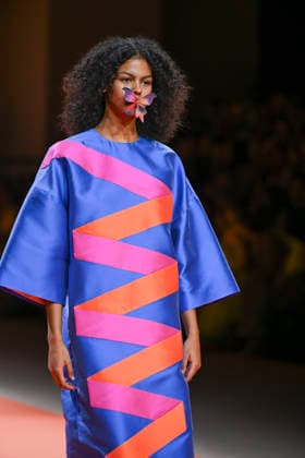 Agatha Ruiz de la Prada - Mercedes-Benz Fashion Week Madrid - 20 Mar 2026 A model walks the runway wearing a design by Agatha Ruiz de la Prada during the Mercedes-Benz Fashion Week de Madrid in IFEMA. Madrid Spain Copyright: xAtilanoxGarciax xSOPAxImagesx photos09594
