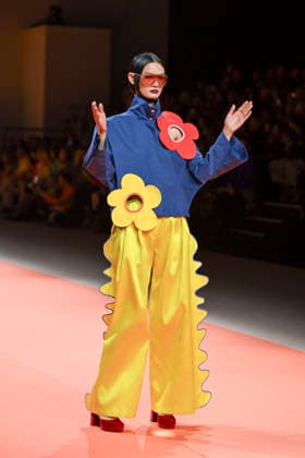 Agatha Ruiz de la Prada - Mercedes-Benz Fashion Week Madrid - 20 Mar 2026 A model walks the runway wearing a design by Agatha Ruiz de la Prada during the Mercedes-Benz Fashion Week de Madrid in IFEMA. Madrid Spain Copyright: xAtilanoxGarciax xSOPAxImagesx photos09568