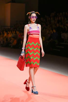 Agatha Ruiz de la Prada - Mercedes-Benz Fashion Week Madrid - 20 Mar 2026 A model walks the runway wearing a design by Agatha Ruiz de la Prada during the Mercedes-Benz Fashion Week de Madrid in IFEMA. Madrid Spain Copyright: xAtilanoxGarciax xSOPAxImagesx photos09570