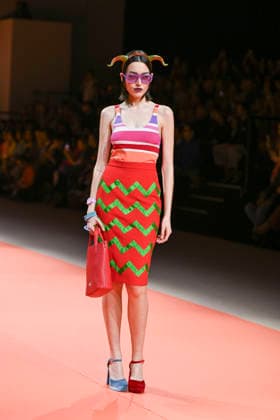 Agatha Ruiz de la Prada - Mercedes-Benz Fashion Week Madrid - 20 Mar 2026 A model walks the runway wearing a design by Agatha Ruiz de la Prada during the Mercedes-Benz Fashion Week de Madrid in IFEMA. Madrid Spain Copyright: xAtilanoxGarciax xSOPAxImagesx photos09572