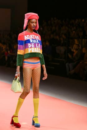 Agatha Ruiz de la Prada - Mercedes-Benz Fashion Week Madrid - 20 Mar 2026 A model walks the runway wearing a design by Agatha Ruiz de la Prada during the Mercedes-Benz Fashion Week de Madrid in IFEMA. Madrid Spain Copyright: xAtilanoxGarciax xSOPAxImagesx photos09548