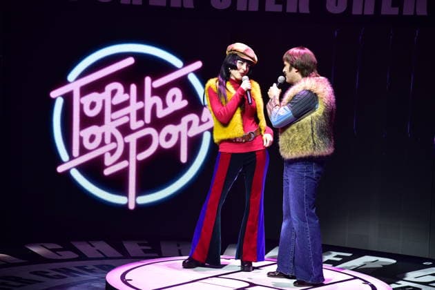 Cher musIcal Berlin Premiere Show excerpts from the new Mucical by and about US pop star Cher in real life with singer and husband Sonny Bono at BlueMax Theatere Berlin on 20 03 2026 Photopress Mueller