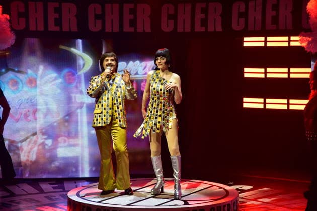 Cher musIcal Berlin Premiere Show excerpts from the new Mucical by and about US pop star Cher in real life with singer and husband Sonny Bono at BlueMax Theatere Berlin on 20 03 2026 Photopress Mueller