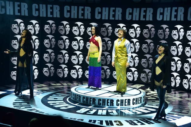 Cher musIcal Berlin Premiere Show excerpts from the new Mucical by and about US pop star Cher in real life with singer and husband Sonny Bono at BlueMax Theatere Berlin on 20 03 2026 Photopress Mueller