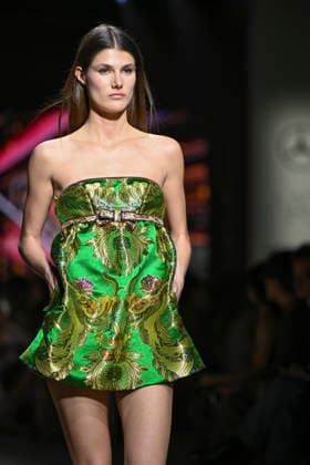 Custo - Mercedes-Benz Fashion Week Madrid - 20 Mar 2026 A model walks the runway wearing a design by Custo during the Mercedes-Benz Fashion Week de Madrid in IFEMA. Madrid Spain Copyright: xAtilanoxGarciax xSOPAxImagesx photos09740