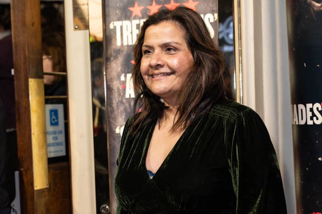 London, arrivals at the Hadestown Gala at the Lyric Theatre. Pictured: Nina Wadia  Copyright: xcristinaxmasseix xipa-agency.netx xx IPA_Agency_IPA73210842
