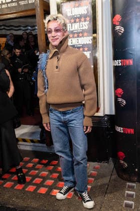 London, arrivals at the Hadestown Gala at the Lyric Theatre. Pictured: Carlos Gu  Copyright: xcristinaxmasseix xipa-agency.netx xx IPA_Agency_IPA73210917