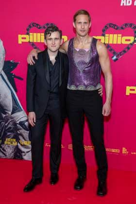 abb Harry Melling, Alexander Skarsgard as guest at the movie premiere of Pillion, at Kino International on 20 03 2026 in Berlin Berlin Germany