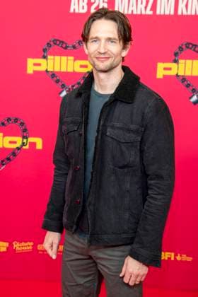 abb August Wittgenstein actor as guest at the movie premiere of Pillion, at Kino International on 20 03 2026 in Berlin Berlin Germany