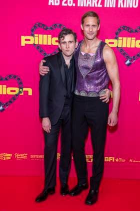 abb Harry Melling, Alexander Skarsgard as guest at the movie premiere of Pillion, at Kino International on 20 03 2026 in Berlin Berlin Germany