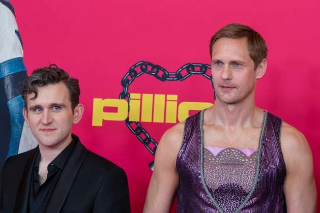abb Harry Melling, Alexander Skarsgard as guest at the movie premiere of Pillion, at Kino International on 20 03 2026 in Berlin Berlin Germany