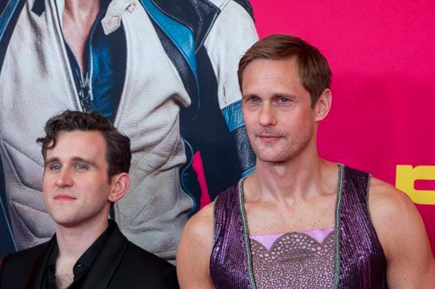 abb Harry Melling, Alexander Skarsgard as guest at the movie premiere of Pillion, at Kino International on 20 03 2026 in Berlin Berlin Germany