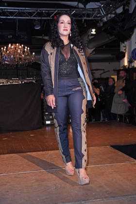 Denise Kosek sister of Mesut Özil at the ERIC SINDERMANN IKONE FASHION SHOW at the Hofbräu Wirtshaus in Berlin on 20 03 2026