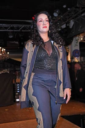 Denise Kosek sister of Mesut Özil at the ERIC SINDERMANN IKONE FASHION SHOW at the Hofbräu Wirtshaus in Berlin on 20 03 2026