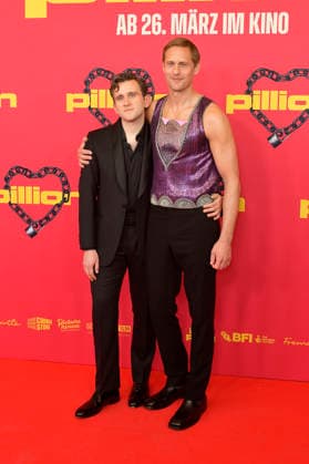 Harry Melling and Alexander Skarsgard at the premiere of the movie Pillion at Kino International Berlin, 20 03 2026 Foto:xM.xBehrensx xFuturexImagex pillion_6318