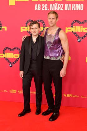 Harry Melling and Alexander Skarsgard at the premiere of the movie Pillion at Kino International Berlin, 20 03 2026 Foto:xM.xBehrensx xFuturexImagex pillion_6319