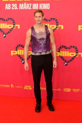 Alexander Skarsgard at the premiere of the movie Pillion at Kino International Berlin, 20 03 2026 Foto:xM.xBehrensx xFuturexImagex pillion_6329