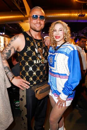 Eric Sindermann and Michelle Monballijn at the Dr Sindsen Fashion Show Icon at Hofbräu Wirtshaus Berlin Berlin, 20 03 2026 Foto:xN.xKubelkax xFuturexImagex sindsen_6312