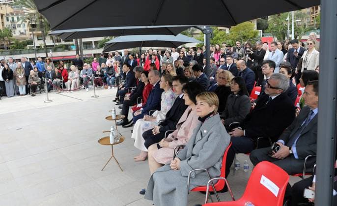 Relation Monaco Japon PHOTOPQR NICE MATIN Cyril Dodergny Monaco 21 03 2026 Monaco le 21 03 2026 Parvis du grimaldi Forum 20eme anniversaire des relations diplomatiques entre Monaco etle Japon En presence de S A S Le Prince Albert II, La Princesse Charlene et La Princesse Akiko de Mikasa Monaco on 21 03 2026 Grimaldi Forum forecourt 20th anniversary of diplomatic relations between Monaco and Japan In the presence of H S H Prince Albert II, Princess Charlene and Princess Akiko of Mikasa Monaco France  Copyright: xPHOTOPQR NICExMATIN MAXPPPxCyrilxDodergnyx 20260321NIM5514 20260321NIM5514