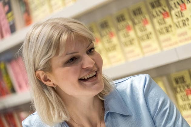 Third day of the Leipzig Book Fair 2026 Crowds, long queues and long waiting times dominate the scene Author and presenter Sophie Passmann Leipzig Book Fair 2026 Day 3