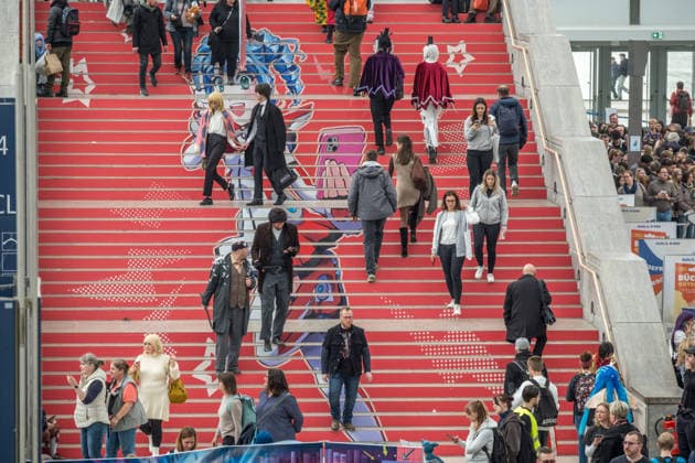 Third day of the Leipzig Book Fair 2026 Crowds, long queues and long waiting times dominated the scene In some cases there was an admission stop Leipzig Book Fair 2026 Day 3