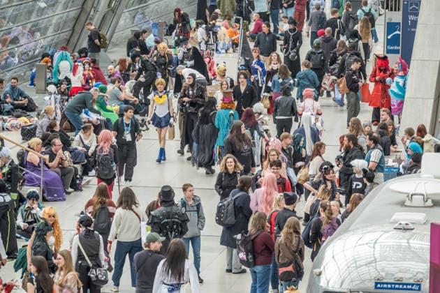 Third day of the Leipzig Book Fair 2026 Crowds, long queues and long waiting times dominated the scene In some cases there was an admission stop Leipzig Book Fair 2026 Day 3