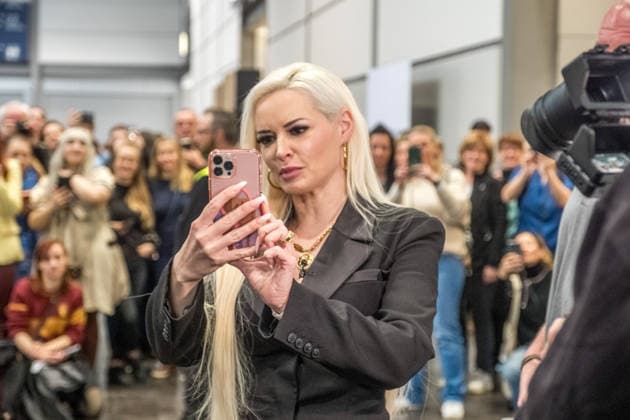 Third day of the Leipzig Book Fair 2026 Crowds, long queues and long waiting times dominate the picture Crowds at the signing session of Daniela Katzenberger Reality Star, Trash, Vox, RTL Leipzig Book Fair 2026 Day 3