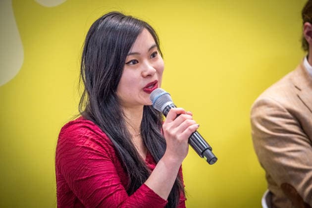 Third day of the Leipzig Book Fair 2026 Crowds, long queues and long waiting times dominate the scene Presenter and author Nhi Le Leipzig Book Fair 2026 Day 3