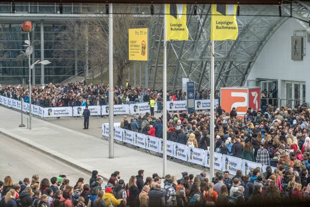 Third day of the Leipzig Book Fair 2026 Crowds, long queues and long waiting times dominate the scene Leipzig Book Fair 2026 Day 3