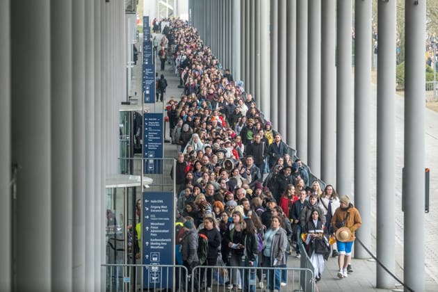 Third day of the Leipzig Book Fair 2026 Crowds, long queues and long waiting times dominate the scene Leipzig Book Fair 2026 Day 3