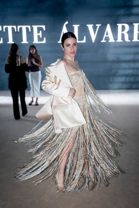 Odette Alvarezs fashion show at Mercedes Benz Fashion Week The singer Blanca Paloma poses before Odette Alvarezs fashion show on the occasion of the Mercedes Benz Fashion Week, March 21, 2026, in Madrid Spain Odette Alvarez, founder of the firm Teté by Odette, is a brand that stands out for its romantic and feminine aesthetic, is a brand that stands out for its romantic and feminine aesthetics Her fashion show is part of the Mercedes Benz Fashion Week Madrid, the main Spanish fashion show organized by IFEMA, which brings together established firms and new talents 21 MARCH 2026 FASHION MODELS SHOWS MODELS SHOW MBFW A Pé Madrid Madrid Madrid Espana  Copyright: xA.xPÃ rezxMecax 7385304