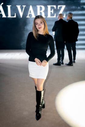 Odette Alvarezs fashion show at Mercedes Benz Fashion Week The actress Carlota Boza during Odette Alvarezs fashion show on the occasion of the Mercedes Benz Fashion Week, March 21, 2026, in Madrid Spain Odette Alvarez, founder of the firm Teté by Odette, is a brand that stands out for its romantic and feminine aesthetics Her fashion show is part of the Mercedes Benz Fashion Week Madrid, the main Spanish fashion show organized by IFEMA, which brings together established firms and new talents 21 MARCH 2026 FASHION MODELS SHOWS MODELS SHOW MBFW A Pé Madrid Madrid Madrid Espana  Copyright: xA.xPÃ rezxMecax 7385306