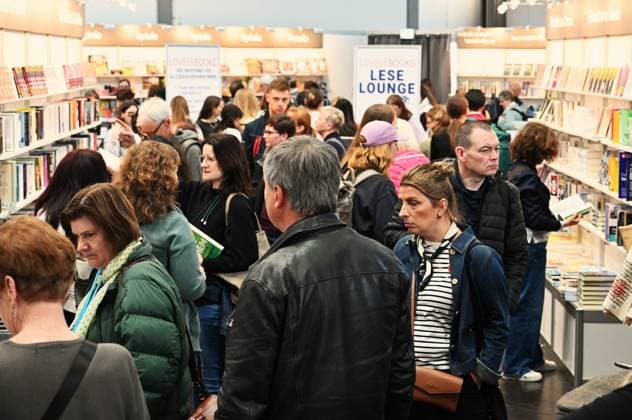 Leipzig Book Fair, Book Fair Leipzig, Saxony from 19 03 to 22 03 2026 Dense crowd in the reading lounge