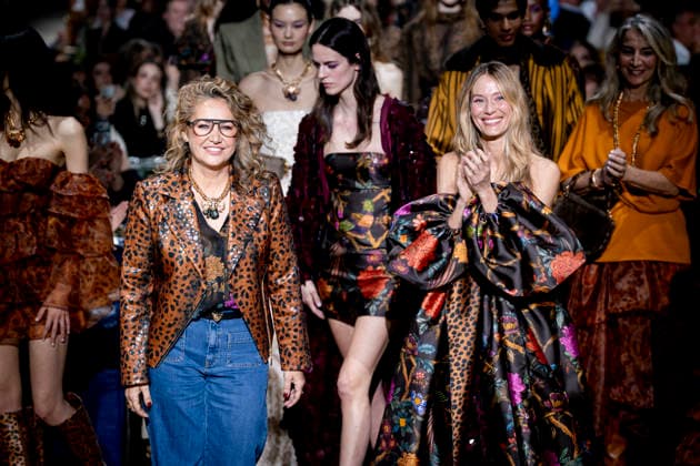 Lola Casademunt by Maite fashion show at Mercedes Benz Fashion Week Designer Maite Gassó i and model Vanesa Lorenzo d during a Lola Casademunt by Maite fashion show at Mercedes Benz Fashion Week, March 21, 2026, in Madrid Spain Lola Casademunt by Maite is a firm recognized for its daring style with a very marked identity Her fashion show is part of the Mercedes Benz Fashion Week Madrid, the main Spanish fashion show organized by IFEMA, which brings together established firms and new talents 21 MARCH 2026 FASHION MODEL MBFW MODEL DESIGNER SHOW A Pé Madrid Madrid Madrid Spain  Copyright: xA.xPÃ rezxMecax 7385971