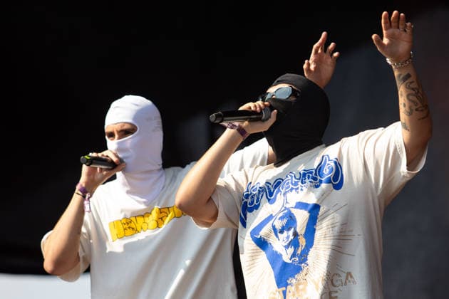 SaO PAULO, SP - 21.03.2026: LOLLAPALOOZA BRASIL 2026 - Show by the hip-hop duo FEBRE90S, formed by Puma PJL and SonoTWS, on the afternoon of this Saturday (21), second day of the Lollapalooza festival, held at the Interlagos racetrack in Sao Paulo, SP. x2909300x  RodileixMorais