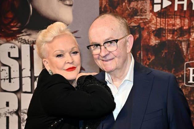 Angelika Milster and Andre Bauer at the Wir sind am Leben musical premiere at the Theater des Westens on 21 03 2026 in Berlin Wir Sind Am Leben musical premiere in Berlin