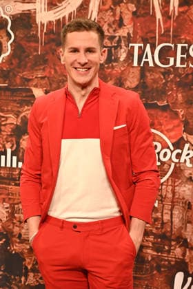 Lukas Sauer at the Wir sind am Leben musical premiere at the Theater des Westens on 21 03 2026 in Berlin Wir Sind Am Leben musical premiere in Berlin