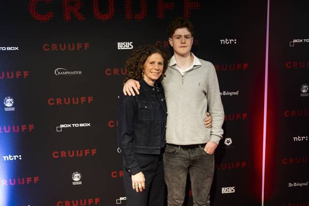 AMSTERDAM - Barbara Barend prior to the world premiere of the four-part documentary Cruijff in the Johan Cruijff ArenA. JEROEN JUMELET ANP netherlands out - belgium out  Copyright: xx x554016698x originalFilename: 554016698.jpg
