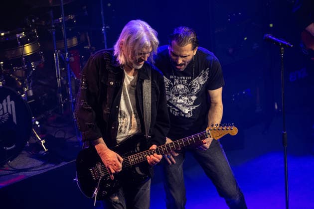 Nazareth: Still Rockin Hard Tour 2026, Hallstadt, Vamos Club and Event Germany, Hallstadt, Vamos Club and Event - 21 Mar 2026 - Concert, Music - Nazareth: Still Rockin Hard Tour 2026 Image: Nazareth preforming their opening show to the Still Rockin Hard Tour 2026 at the Vamos Club in Hallstadt, Germany. Hallstadt Vamos Club and Event Bayern Germany Copyright: xPresseFotoxEvansx