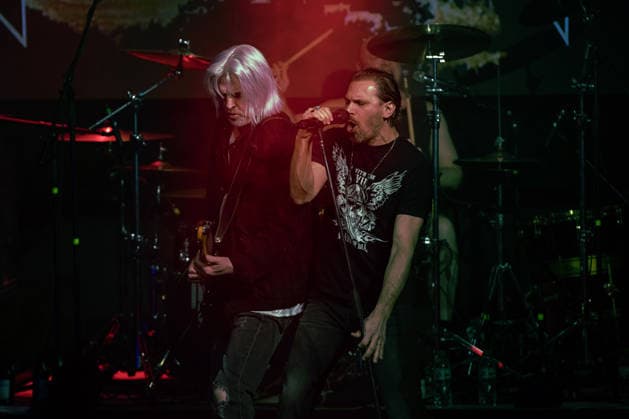 Nazareth: Still Rockin Hard Tour 2026, Hallstadt, Vamos Club and Event Germany, Hallstadt, Vamos Club and Event - 21 Mar 2026 - Concert, Music - Nazareth: Still Rockin Hard Tour 2026 Image: Nazareth preforming their opening show to the Still Rockin Hard Tour 2026 at the Vamos Club in Hallstadt, Germany. Hallstadt Vamos Club and Event Bayern Germany Copyright: xPresseFotoxEvansx