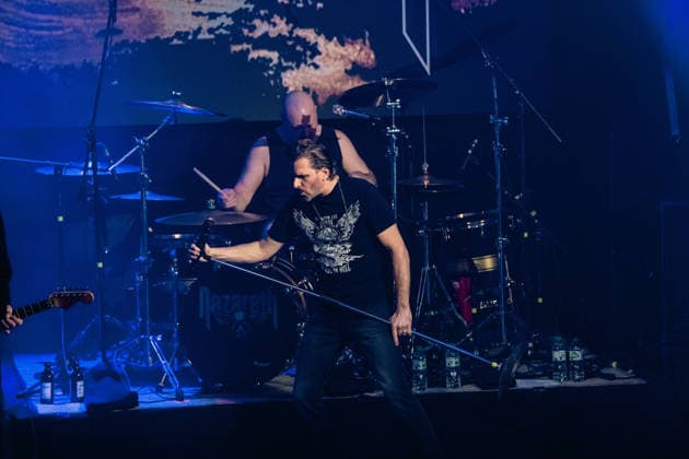 Nazareth: Still Rockin Hard Tour 2026, Hallstadt, Vamos Club and Event Germany, Hallstadt, Vamos Club and Event - 21 Mar 2026 - Concert, Music - Nazareth: Still Rockin Hard Tour 2026 Image: Nazareth preforming their opening show to the Still Rockin Hard Tour 2026 at the Vamos Club in Hallstadt, Germany. Hallstadt Vamos Club and Event Bayern Germany Copyright: xPresseFotoxEvansx