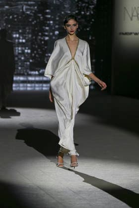 Odette Alvarez - Mercedes-Benz Fashion Week Madrid -21 Mar 2026 A model walks the runway wearing a design by Odette Alvarez during Mercedes-Benz Fashion Week de Madrid in IFEMA. Madrid Spain Copyright: xAtilanoxGarciax xSOPAxImagesx photos09980