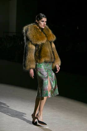 Odette Alvarez - Mercedes-Benz Fashion Week Madrid -21 Mar 2026 A model walks the runway wearing a design by Odette Alvarez during Mercedes-Benz Fashion Week de Madrid in IFEMA. Madrid Spain Copyright: xAtilanoxGarciax xSOPAxImagesx photos09976