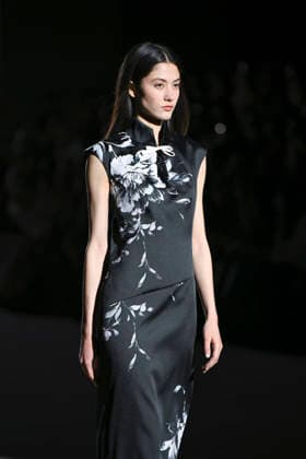 February 28, 2026, Madrid, Spain: A model walks the runway wearing a design by Menchen Tomas during Mercedes-Benz Fashion Week de Madrid in IFEMA. Madrid Spain - ZUMAs197 20260228_aaa_s197_2908 Copyright: xAtilanoxGarciax
