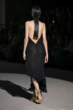 February 28, 2026, Madrid, Spain: A model walks the runway wearing a design by Menchen Tomas during Mercedes-Benz Fashion Week de Madrid in IFEMA. Madrid Spain - ZUMAs197 20260228_aaa_s197_2919 Copyright: xAtilanoxGarciax