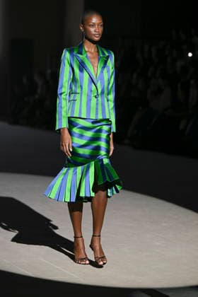 February 28, 2026, Madrid, Spain: A model walks the runway wearing a design by Menchen Tomas during Mercedes-Benz Fashion Week de Madrid in IFEMA. Madrid Spain - ZUMAs197 20260228_aaa_s197_2938 Copyright: xAtilanoxGarciax