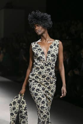 Fely Campo - Mercedes-Benz Fashion Week Madrid, Spain - 21Mar 2026 A model walks the runway wearing a design by Fely Campo during Mercedes-Benz Fashion Week de Madrid in IFEMA. Madrid Spain Copyright: xAtilanoxGarciax xSOPAxImagesx photos09941